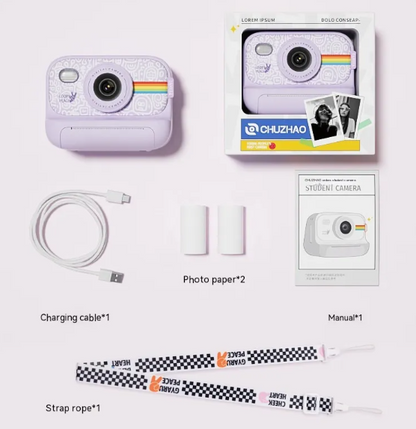 Camera Photo Printable Toy Student Digital Camera Baby Birthday Present